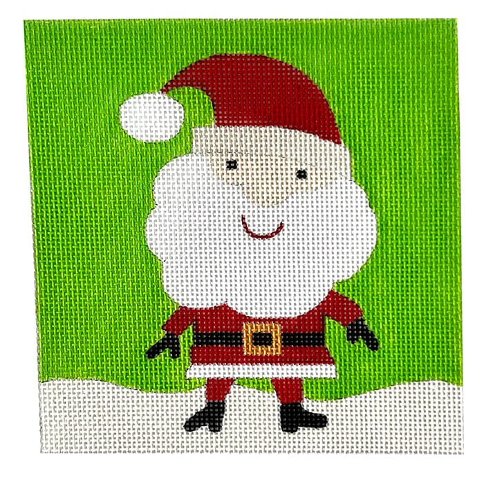 Stocking Stuffer Square Painted Canvas Walker's Needlepoint 