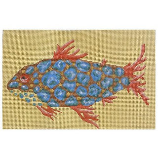 Stoned Fish Box Painted Canvas Melissa Shirley Designs 
