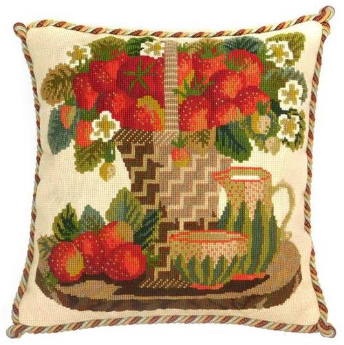 Strawberries Needlepoint Kit Kits Elizabeth Bradley Design 
