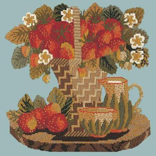 Strawberries Needlepoint Kit Kits Elizabeth Bradley Design 
