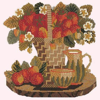 Strawberries Needlepoint Kit Kits Elizabeth Bradley Design 
