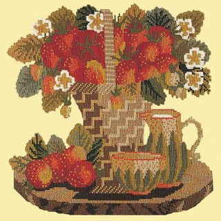 Strawberries Needlepoint Kit Kits Elizabeth Bradley Design 
