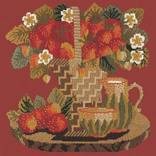 Strawberries Needlepoint Kit Kits Elizabeth Bradley Design 
