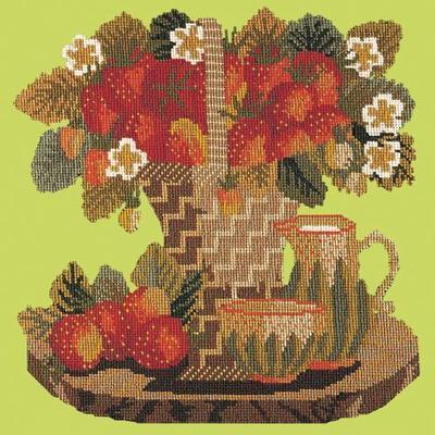 Strawberries Needlepoint Kit Kits Elizabeth Bradley Design 
