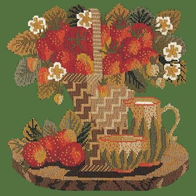 Strawberries Needlepoint Kit Kits Elizabeth Bradley Design 
