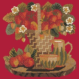 Strawberries Needlepoint Kit Kits Elizabeth Bradley Design 
