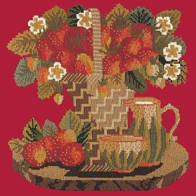 Strawberries Needlepoint Kit Kits Elizabeth Bradley Design 
