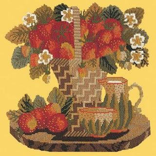 Strawberries Needlepoint Kit Kits Elizabeth Bradley Design 
