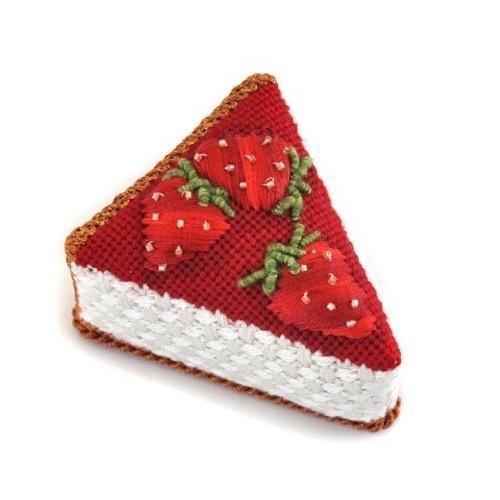 Strawberry Cheese Cake Painted Canvas Pippin  - 1