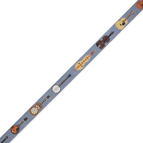 String Music Belt Painted Canvas The Meredith Collection  - 1