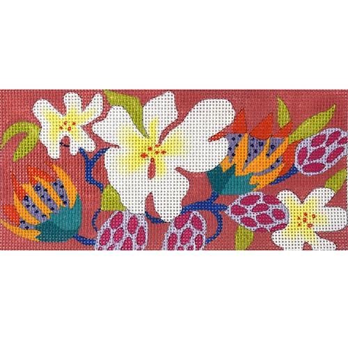 Stylized Floral Painted Canvas Colors of Praise 