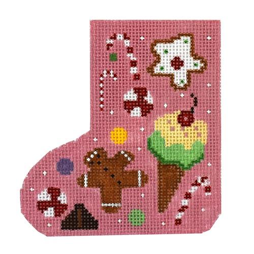 Sugar and Spice Skate Painted Canvas Shelly Tribbey 
