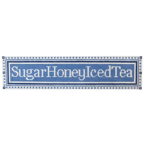 Sugar Honey Iced Tea Painted Canvas The Plum Stitchery 