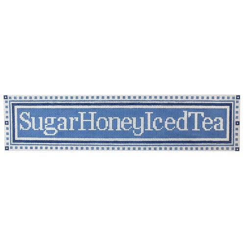 Sugar Honey Iced Tea Painted Canvas The Plum Stitchery  - 1