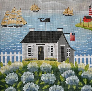 Summer at the Shore Painted Canvas Ewe & Eye 
