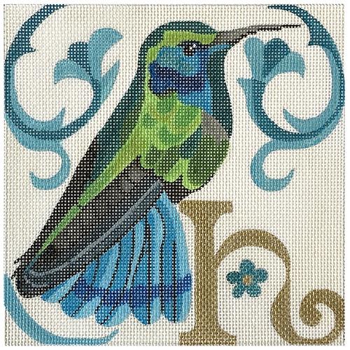 Summer Hummer Painted Canvas Melissa Prince Designs  - 1