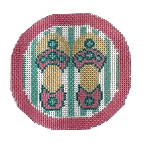 Summer Sandals Leather Jewelry Case Bundle Bundles Needlepoint.Com  - 2