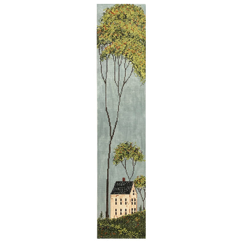 Summer Scene Tall Tree Painted Canvas Cooper Oaks Design  - 1