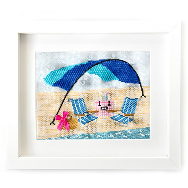 Sun Shade Kit on 18 Kits Needlepoint To Go 
