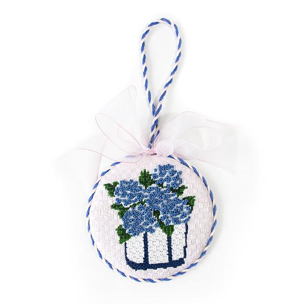 Sunday Stitch Along   Hydrangea Basket Kits CBK Needlepoint Collections 
