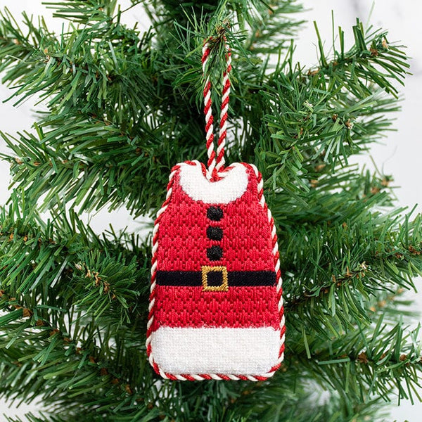 Santa's Wink Needlepoint Ornament Kit