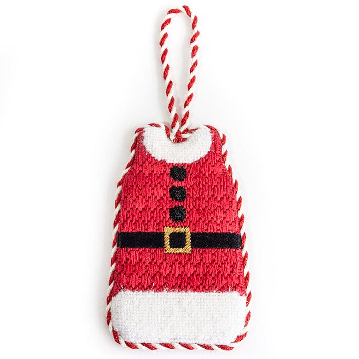 Santa Loves Basketball Needlepoint Ornament Kit