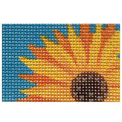 Sunflower Tag Painted Canvas Madeleine Elizabeth  - 1