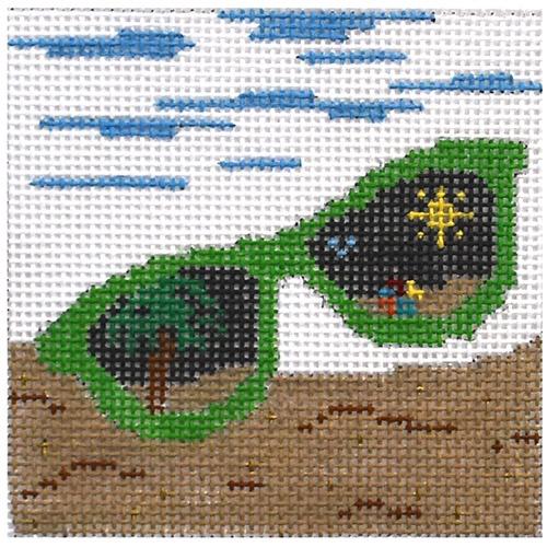 Sunglasses Insert Painted Canvas Danji Designs  - 1