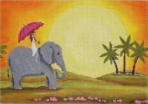 Sunrise Painted Canvas CBK Needlepoint Collections  - 1