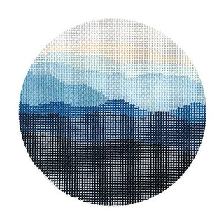 Sunset Ridge Painted Canvas Blue Ridge Stitchery 
