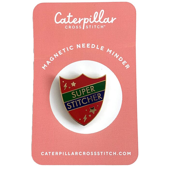 Super Stitcher Enamel Needleminder Accessories Caterpillar Cross  - 1