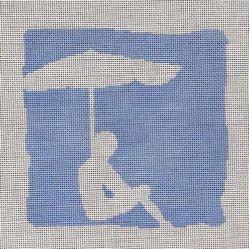 Surfer 3 Painted Canvas A Stitch in Time  - 1