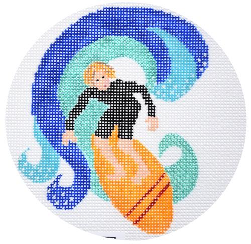 Surfin' USA Painted Canvas The Princess & Me  - 1