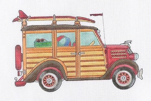 Surfin Woody Painted Canvas Painted Pony Designs 
