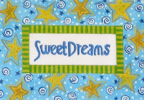 Sweet Dreams - Boy Painted Canvas Danji Designs 
