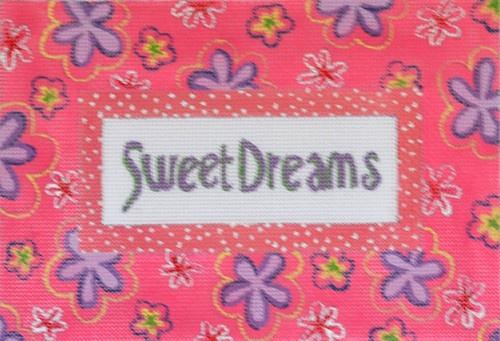 Sweet Dreams - Girl Painted Canvas Danji Designs 