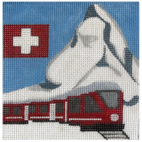 Switzerland (MPD) Painted Canvas Melissa Prince Designs  - 1
