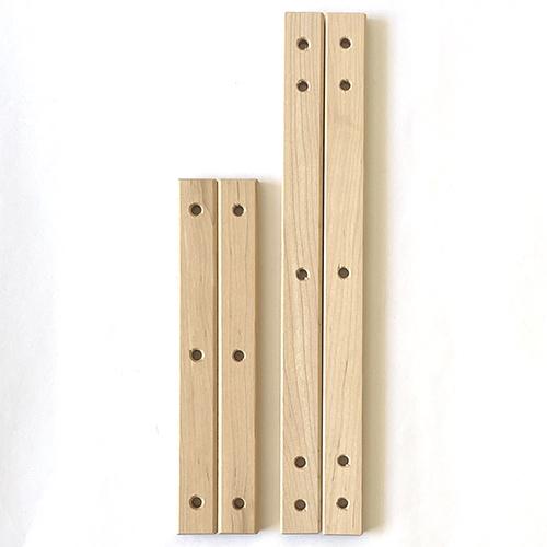 System 4 Maple Wood Scroll Side Bars Accessories Needlework System 4 7" 