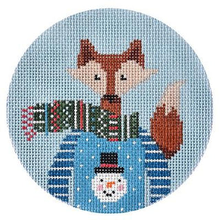 Tacky Sweater Party   Red Fox Painted Canvas Burnett & Bradley 
