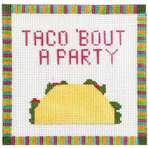 Taco 'Bout A Party Painted Canvas KCN Designers 