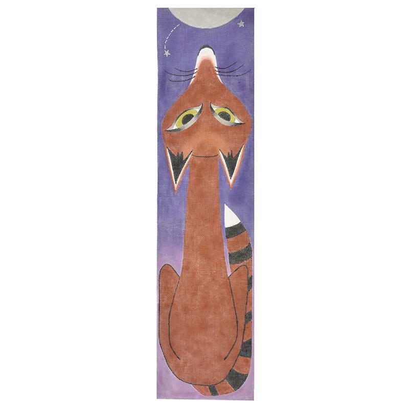 Tall Fox Painted Canvas Zecca 