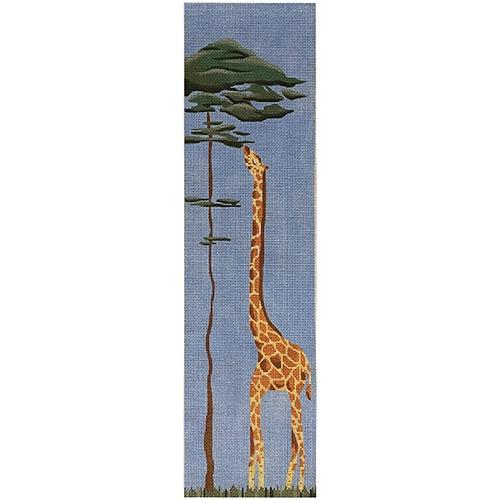 Tall Giraffe Painted Canvas Madeleine Elizabeth 
