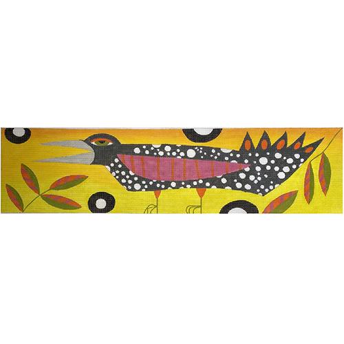 Tall & Long   Chicken on 13 Painted Canvas Zecca  - 1