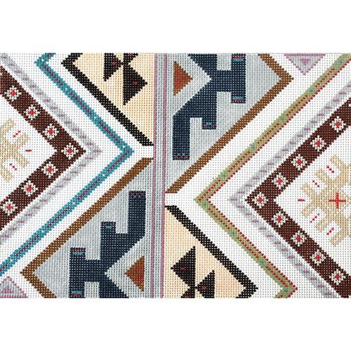 Tally Ho Textile Painted Canvas Pewter & Pine 