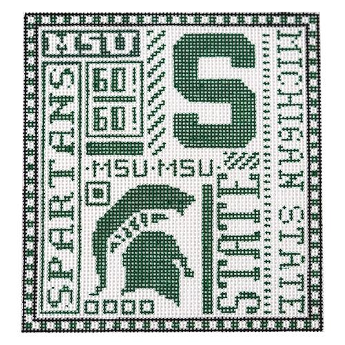 Teenie - Michigan State Painted Canvas The Meredith Collection 