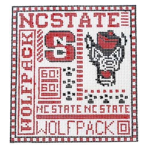 Teenie   North Carolina State Painted Canvas The Meredith Collection 
