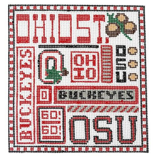 Teenie   Ohio State Painted Canvas The Meredith Collection 
