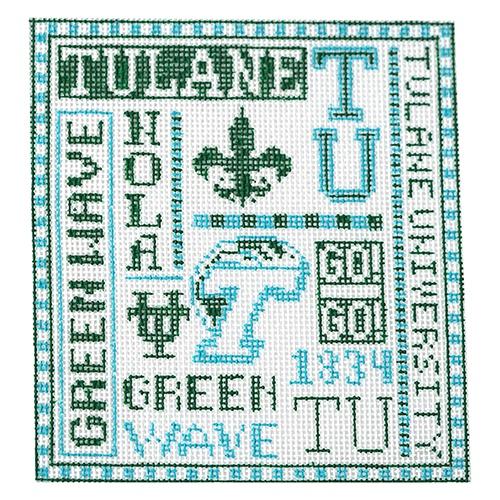 Teenie   Tulane Painted Canvas The Meredith Collection 
