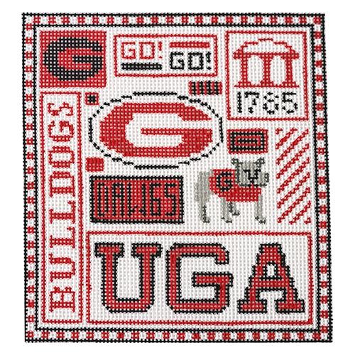 Teenie   UGA Painted Canvas The Meredith Collection 
