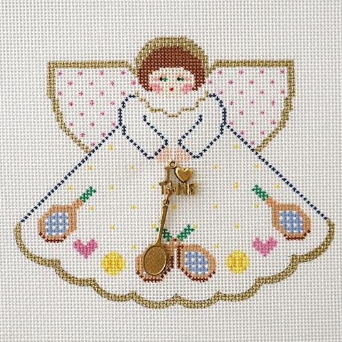 Tennis Angel – Needlepoint.Com